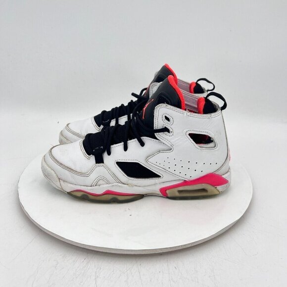 Nike Air Jordan Flight Club 91 Youth Size 4.5Y Women 6 DM1685-106 White Red Shoe - Picture 1 of 11